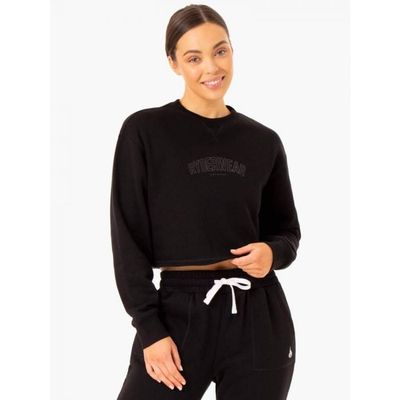 Dámska mikina Ultimate Fleece Black - Ryderwear, veľkosť S