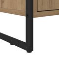 vidaXL Knižnica 99,5 x 30 x 108 cm Kompozitné drevo Remeselnícky dub