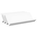 vidaXL Regál na časopisy Biela 90 x 53 x 28,5 cm Kompozitné drevo
