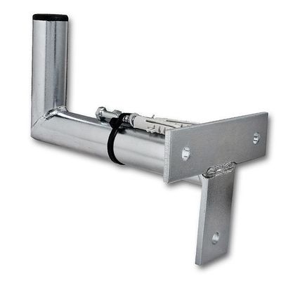 Anténny držiak na stenu 15cm T, priemer 32mm (+ hmoždinky a skrutky)