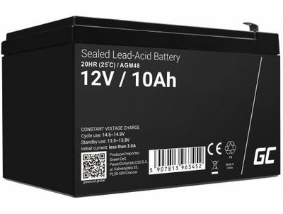 Green Cell AGM48 AGM batéria 12V 10Ah