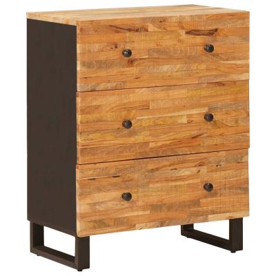vidaXL Úložný bufet Hnedá 60 x 33 x 75 cm Masívne mango drevo