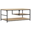 vidaXL Konferenčný stolík dub sonoma 90x49x40 cm kompozitné drevo