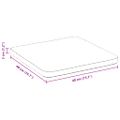 vidaXL Vankúše na sedenie 4 ks látka Oblá šedá 40 x 40 x 3 cm