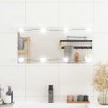vidaXL Nástenné zrkadlo s LED svetlami 30x60 cm sklo obdĺžnik