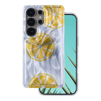 Ultra Trendy letné puzdro pre Samsung Galaxy S25 Ultra citrón