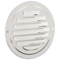 vidaXL Kryty vzduchových ventilátorov 4 ks Strieborná 100 mm