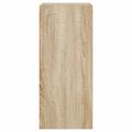 vidaXL TV nástenné skrinky s LED svetlami 2 ks dub sonoma 30,5x35x70cm