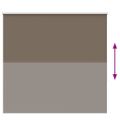 vidaXL Roleta zatemnenie Coffee 165x150 cm Šírka látky 161,6cm