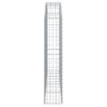 vidaXL Oblúkový gabionový kôš 200x30x140/160 cm pozinkované železo