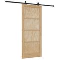 vidaXL Posuvné dvere ORKDAL 86 x 198,5 cm Borovicový masív Prírodná