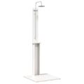 vidaXL Externá sprcha 206 cm Biela