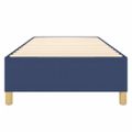vidaXL Posteľný rám s boxspringom Modrá 80x200cm Látka