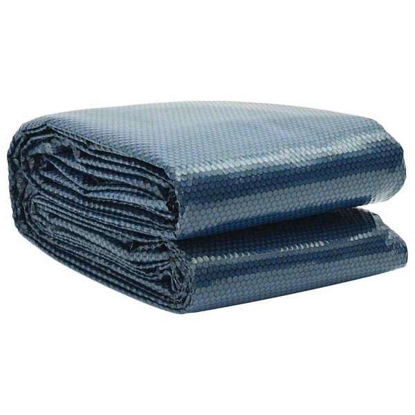 vidaXL Plávajúca solárna bazénová fólia z PE 800x500 cm čierna a modrá