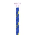 vidaXL Lodné lano modré 2 mm 25 m polypropylén