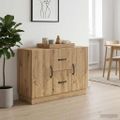 vidaXL Servírovacia skriňa Dub artisan 89 x 34,5 x 57 cm