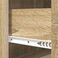 vidaXL Zásuvkový kabinet 66 x 34,5 x 92 cm Kompozitné drevo Dub sonoma