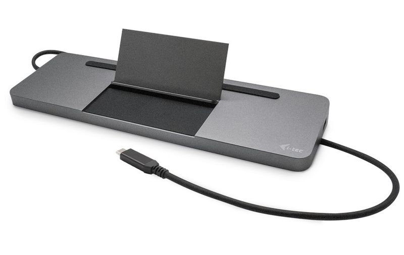 i-tec dokovacia stanica USB-C Metal Ergonomic 4K 3x Display, Power Delivery 85W + univerzálna nabíjačka 100W (bundle)