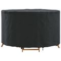 vidaXL Obal na nábytok 102 x 102 x 71 cm 210D Oxford tkanina Okrúhly