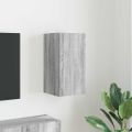 vidaXL TV nástenná skriňa 30 x 31 x 60 cm Sivý Sonoma Kompozitné drevo