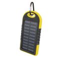 SETTY solárna žltá powerbanka 5000mAh 5V GSM036557