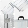 vidaXL Ramp for wheelchair 270 kg Strieborná 270 kg Hliník
