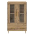 vidaXL Highboard Remeselný dub 69,5 x 31 x 115 cm