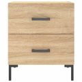 vidaXL Nočné stolíky 2 ks dub sonoma 40x35x47,5 cm kompozitné drevo