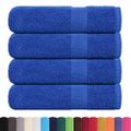 vidaXL Utierky na ruky FROGN 4 ks modré 50x100 cm 360 g/m²