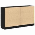 vidaXL Servírovacia skriňa Čierny dub 120 x 30 x 70 cm