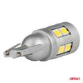 LED žiarovky CANBUS T10 W5W 12 SMD 3030 Biele 12V 24V AMiO-04243