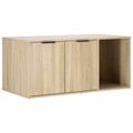 vidaXL Nábytok pre mačky Dub sonoma 100 x 49 x 45 cm Kompozitné drevo