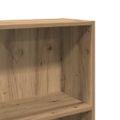 vidaXL Knižnica dub artisan 60x24x143 cm kompozitné drevo