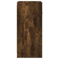 vidaXL Servírovacia skriňa Dymový dub 40 x 36 x 80 cm Kompozitné drevo