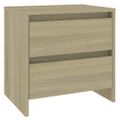 vidaXL Nočný stolík, dub sonoma 45x34,5x44,5 cm, kompozitné drevo