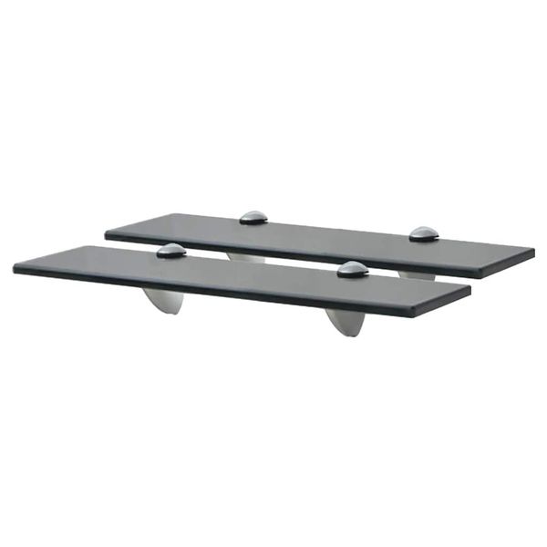 vidaXL Nástenná polička 2 ks sklo 40x10 cm 8 mm