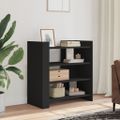 vidaXL Komoda čierna 73,5x35x75 cm kompozitné drevo
