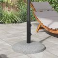 vidaXL Trubka podstavca pre parasol 0.6 kg Čierna Železo