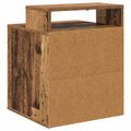 vidaXL Mačka Dom Staré drevo 42,5 x 40 x 53,5 cm Kompozitné drevo