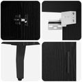 vidaXL Highboard 2 ks Čierny dub 69,5 x 34 x 180 cm Kompozitné drevo