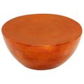 vidaXL Tepaný hliníkový konferenčný stolík 70x30 cm farba medi