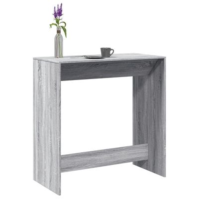 vidaXL Barový stôl sivý sonoma 102x50x103,5 cm kompozitné drevo