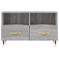 vidaXL TV skrinka sivý dub sonoma 80x36x50 cm spracované drevo
