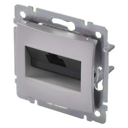 Legrand Valena zásuvka datová RJ45, strieborná