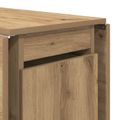vidaXL Jedálenský stôl 140 x 80 x 77 cm Kompozitné drevo Dub artisan