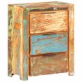 vidaXL Komoda 59x33x75 cm, recyklovaný masív