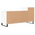 vidaXL TV skrinka biela 100x35x55 cm spracované drevo