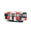 Kovový autobus PID Praha červený 8 cm