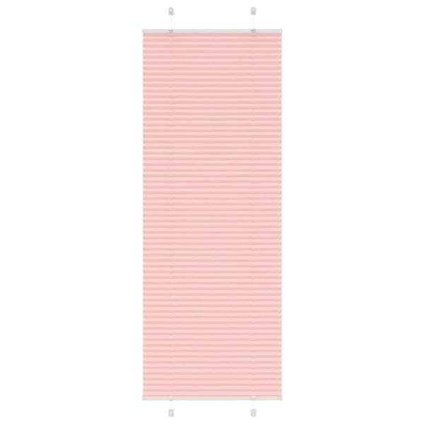 vidaXL Plisovaná roleta ružová 70x200 cm šírka látky 69,4 cm polyester