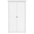 vidaXL Šatník BODO biely 99x53,5x173 cm masívna borovica